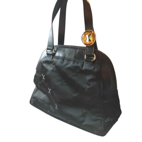 Paloma Picasso Small Nylon & Leather Handbag - Picture 15 of 16